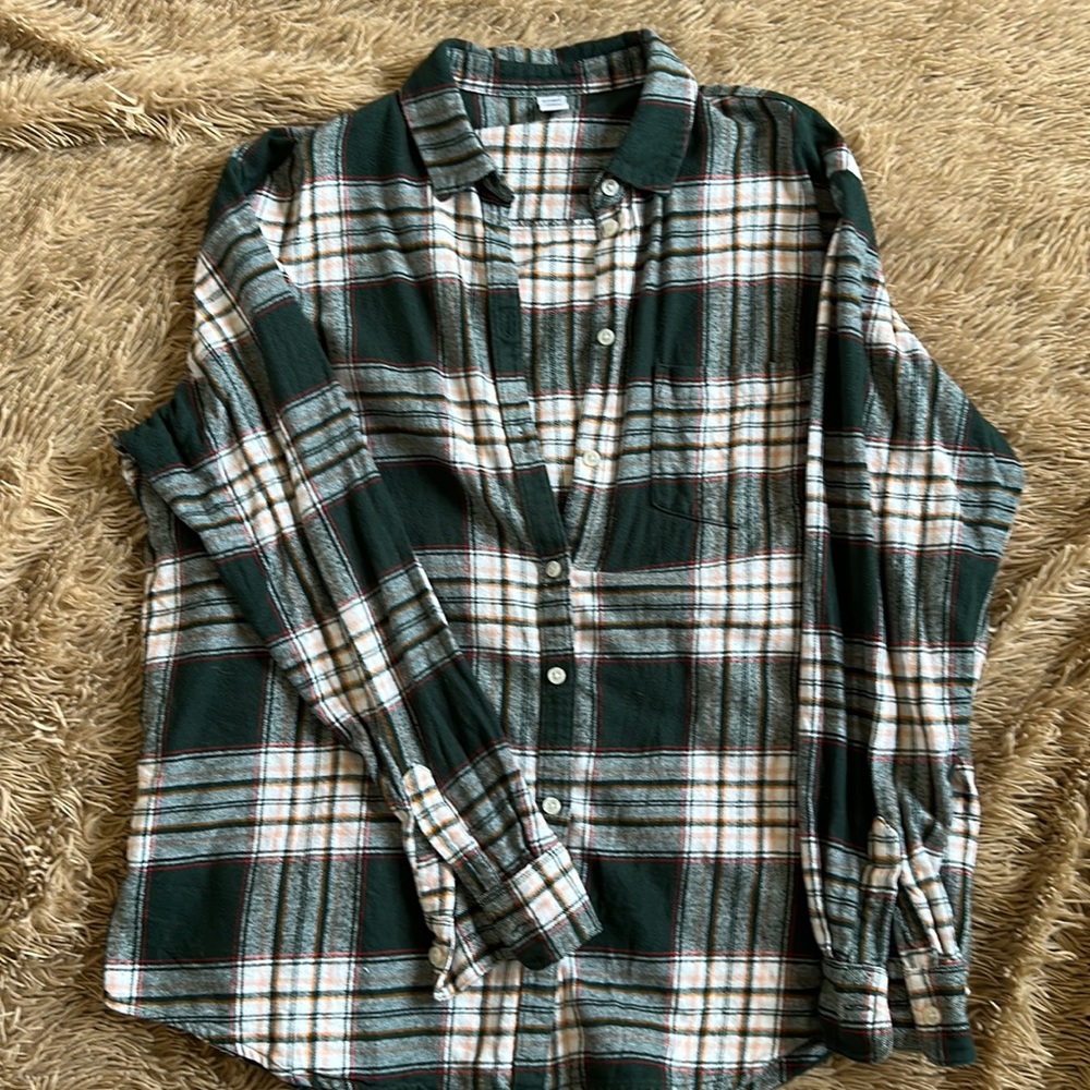Old Navy Boyfriend Flannel Shirt